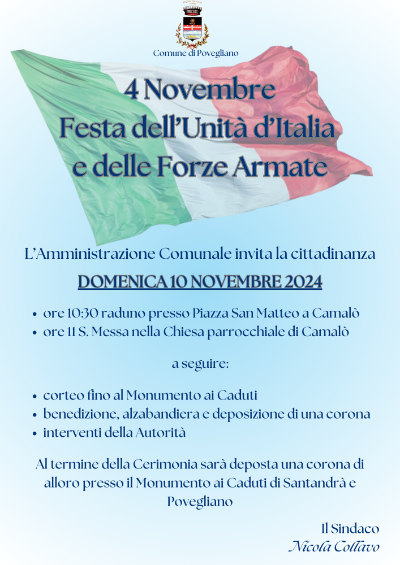 Locandina 4 novembre 2024